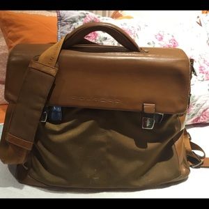 Piquadro real leather laptop bag